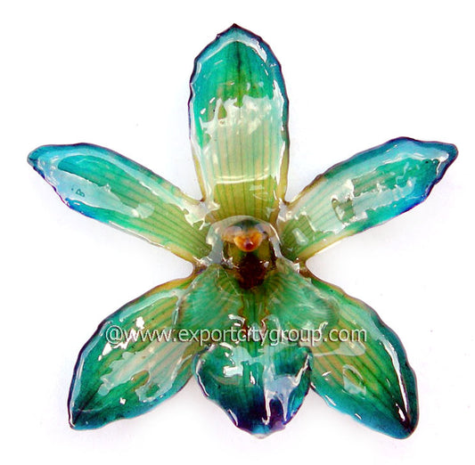Cymbidium (1) Orchid Jewelry Pendant (10 pieces)