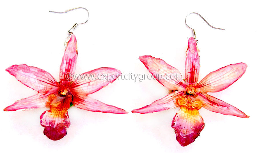 Draconis "Dendrobium" Orchid Earring (10 Pairs)