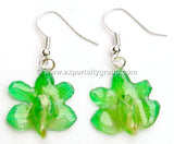 Aerides Odorata Orchid Jewelry Earring (Green)