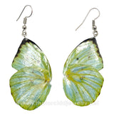 Real Butterfly Wings Jewelry Earring - Duo Butterfly (Turquoise)