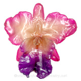 Cattleya Sakura "JUMBO" 5-6 inches Orchid Jewelry Pendant (Pink)