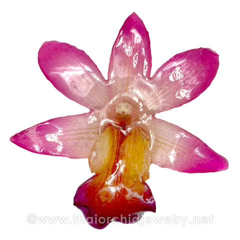 Dendrobium FORMOSUM Orchid PENDANT for DIY jewelry - PINK