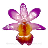 Dendrobium FORMOSUM Orchid PENDANT for DIY jewelry - PURPLE/PINK