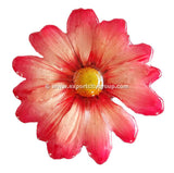 Chrysanthemum Daisy Mum Flower Jewelry pendant (Red)