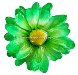 Chrysanthemum Daisy Mum Flower Jewelry pendant (Green)