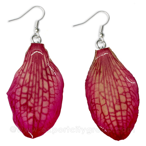 Mokara Orchid Jewelry PETAL Earring (Pink)