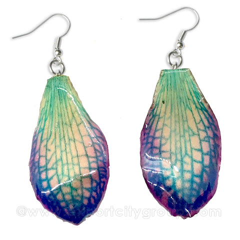 Mokara Orchid Jewelry PETAL Earring (Turquoise)