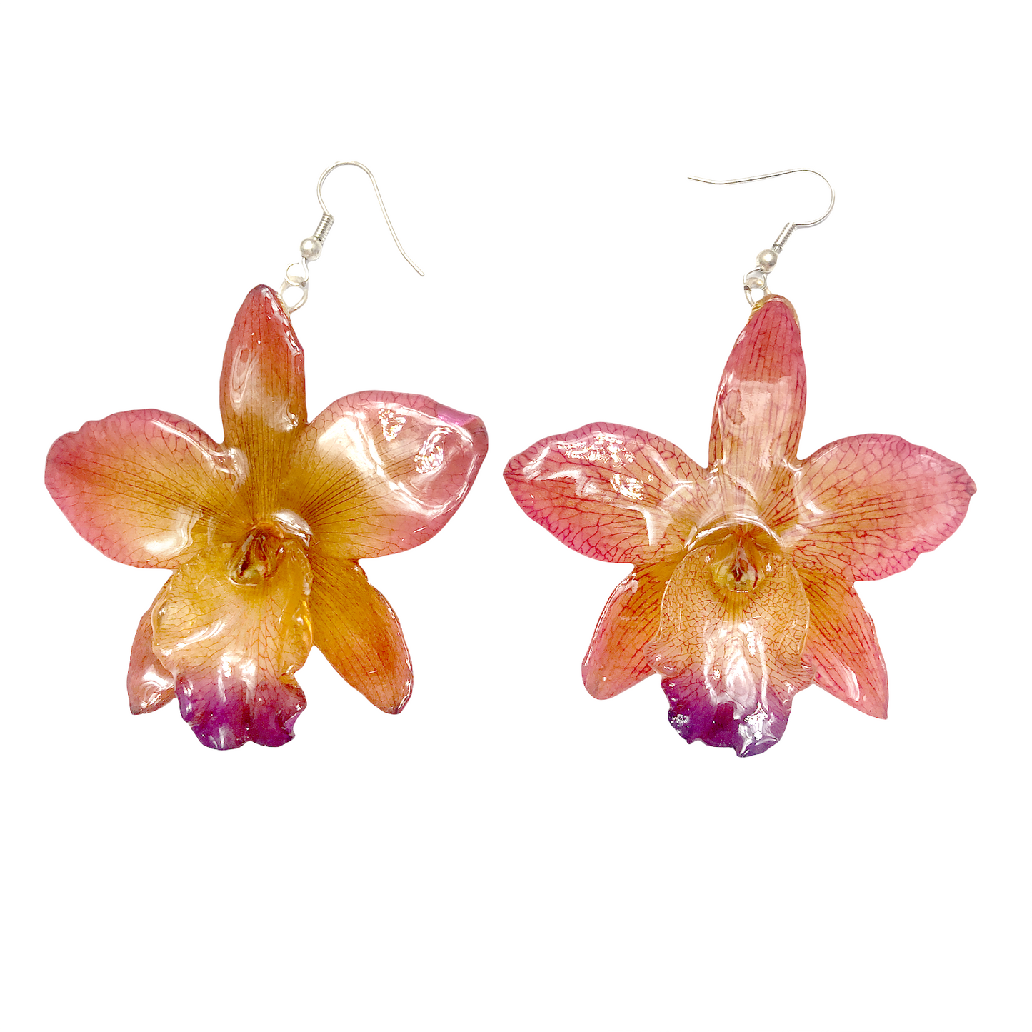 Cattleya Mini Orchid Jewelry Earring (Pink)