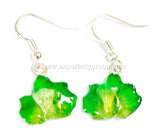 Rhynchocentrum MINI Orchid Jewelry Earring (Green)
