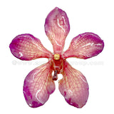 Mokara Orchid Jewelry Pendant (Pink Purple)