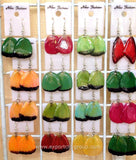 Real Butterfly Wings Jewelry Earring - WG05 Dyed Pink
