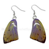 Real Butterfly Wings Jewelry Earring - WG05 Dyed Purple
