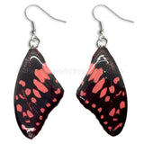 Real Butterfly Wings Jewelry Earring - WG01 Dyed Pink
