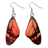 Real Butterfly Wings Jewelry Earring - WG06 Dyed Pink