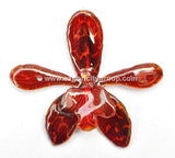 Tiger CAT Tiger Orchid Jewelry Pendant (Red)