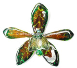 Tiger CAT Tiger Orchid Jewelry Pendant (Green)