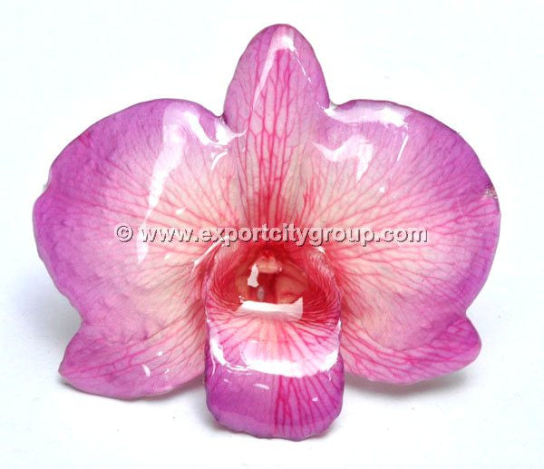 Diamond "Dendrobium" Orchid Jewelry pendant (Purple Sweet)