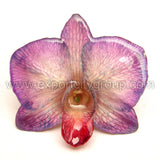 Diamond "Dendrobium" Orchid Jewelry pendant (Light Purple)