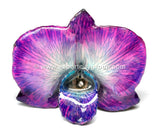Diamond "Dendrobium" Orchid Jewelry pendant (Purple Marble)