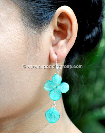 Hydrangea Flower Jewelry Earring (10 Pairs)