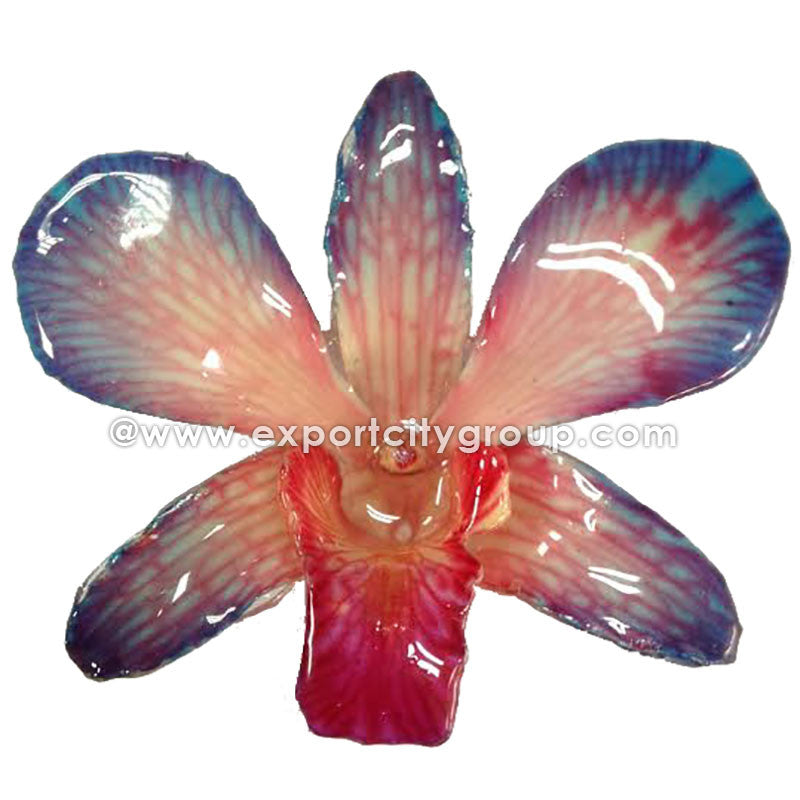 IN STOCK - Lucy "Dendrobium" Orchid Pendant (Red / Blue)