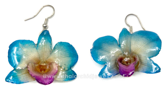 Mini "Diamond" Dendrobium Orchid Earring (10 Pairs)