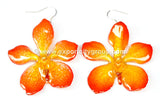 Mokara Orchid Jewelry Earring (Yellow 2Tone)