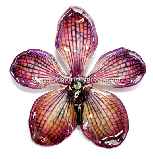 Mokara Orchid Jewelry Pendant (Purple)