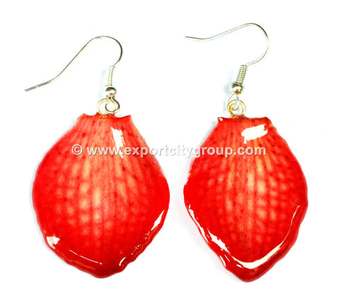 Mokara Orchid Jewelry PETAL Earring (Red)