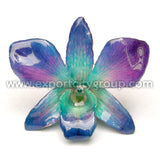 Sonia "Dendrobium" Orchid Pendant (Blue Turquoise)