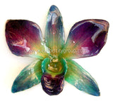 Sonia "Dendrobium" Orchid Petal Earring (Purple 2 Tone)