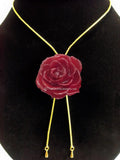 RED TEA ROSE Real Flower Jewelry 3D ROSE in RESIN PENDANT or LOOSE PIECE